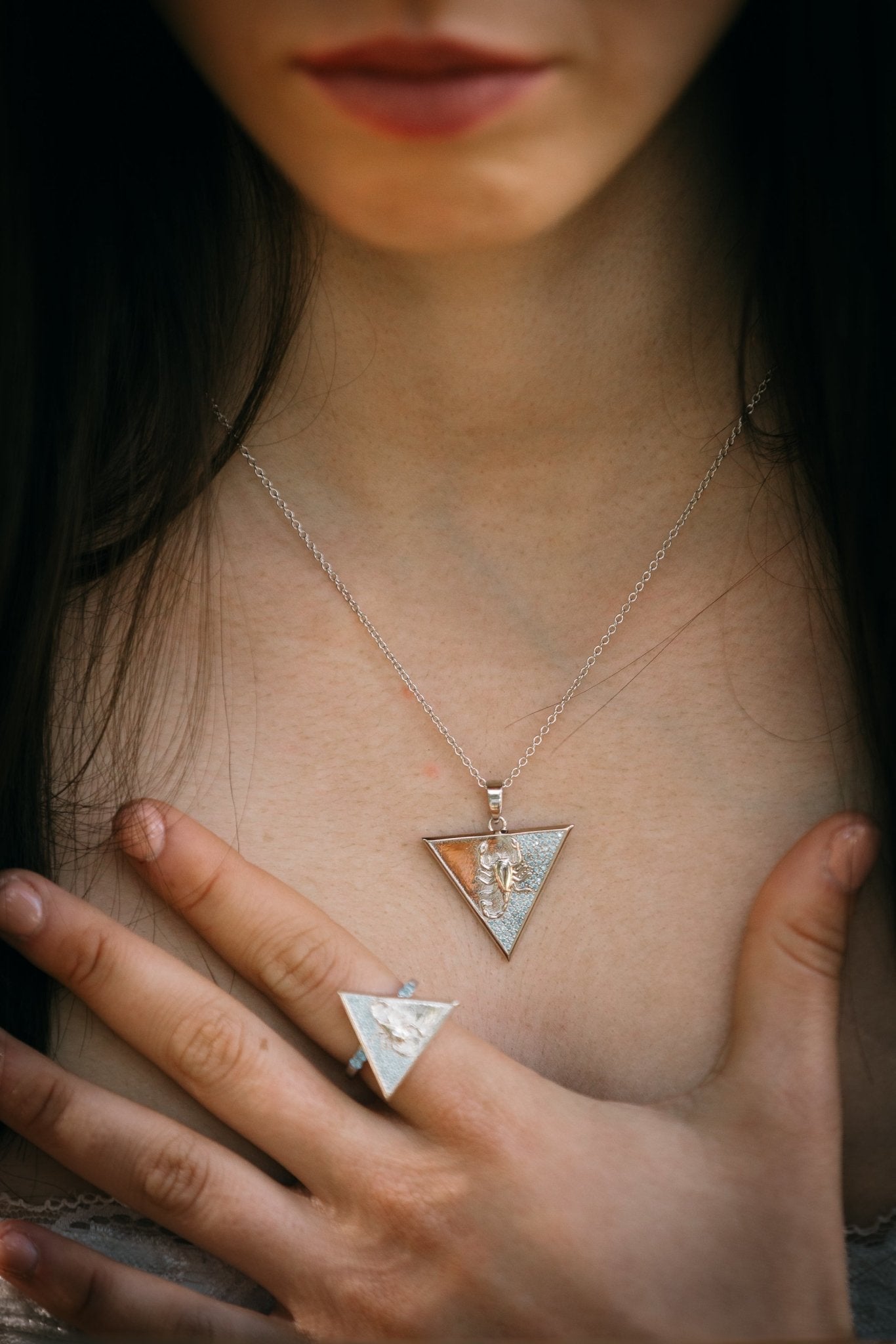 Energy Triangle  | Scorpio Women's Necklace