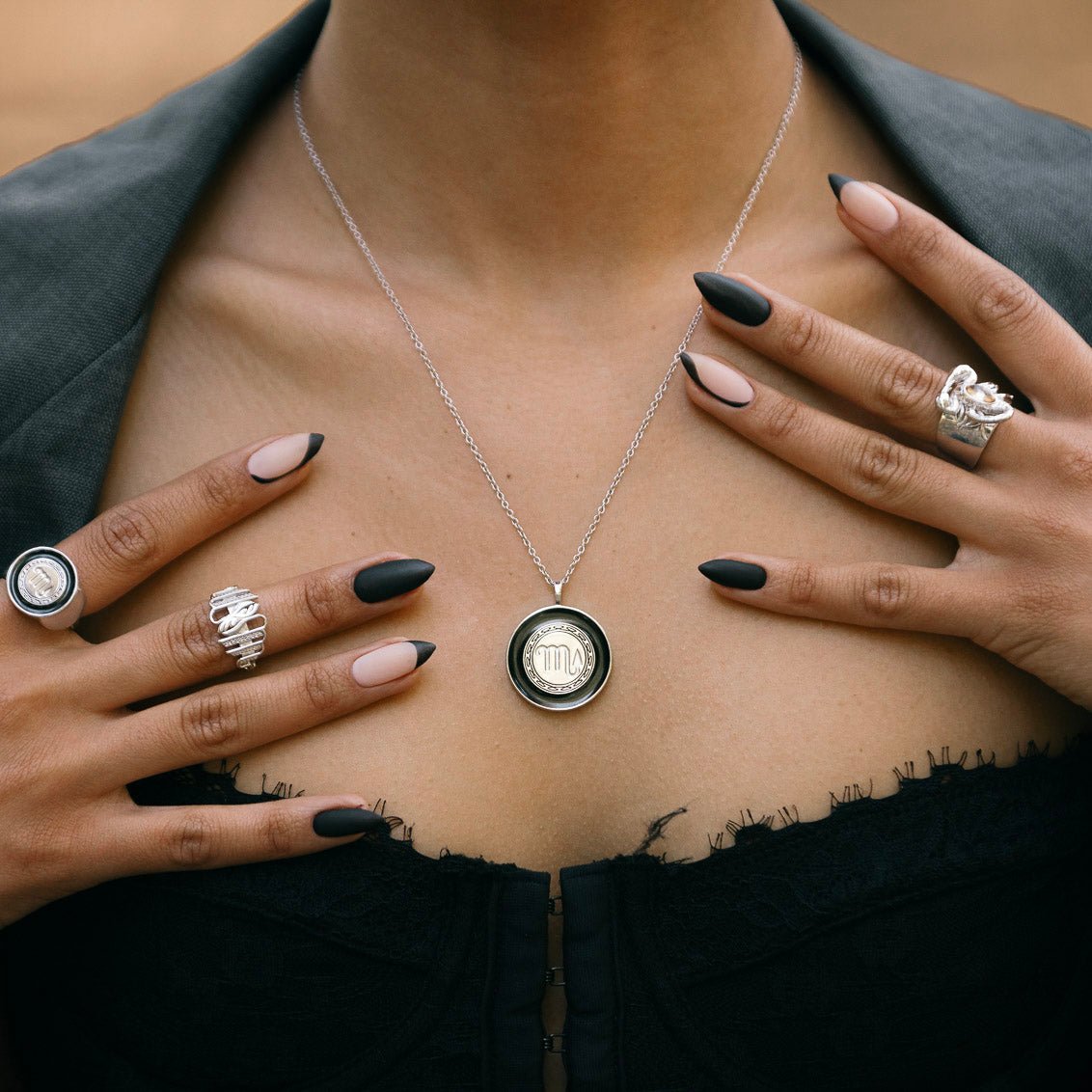 Nocturnal Charm | Scorpio Women's Necklace